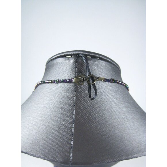 Colorful Plastic Beaded Necklace Large Beads 35 in Strand Unique Asymmetrical - Picture 10 of 11